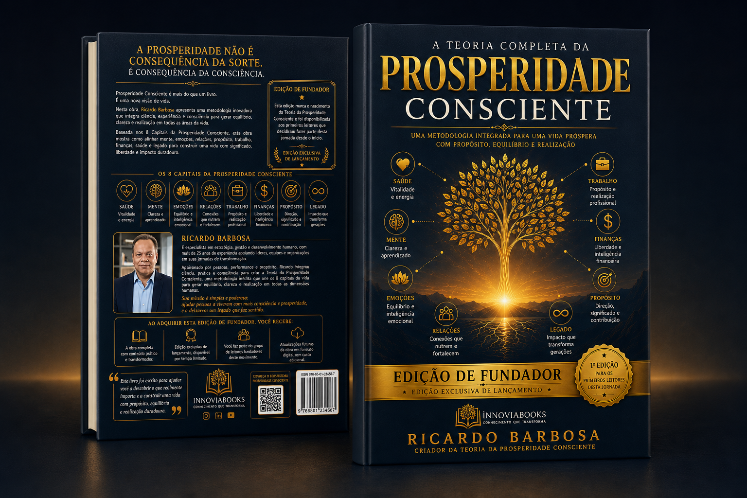 Prosperidade Consciente — Capa da Edição de Fundador